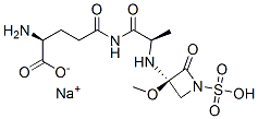 sodium (3R)-3-[[(1R)-1-[[(4S)-4-amino-4-carboxy-butanoyl]carbamoyl]eth yl]amino]-3-methoxy-2-oxo-azetidine-1-sulfonate CAS#: 80734-22-1