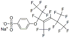 sodium 4-[[1,3,4,5,5,5-hexafluoro-1-(pentafluoroethyl)-2,4-bis(trifluoromethyl)-2-pentenyl]oxy]benzenesulphonate CAS#: 85284-15-7