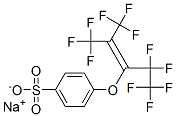 sodium 4-[[3,3,3-trifluoro-1-(pentafluoroethyl)-2-(trifluoromethyl)prop-1-enyl]oxy]benzenesulphonate CAS#: 85284-17-9