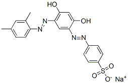 sodium 4-[[5-[(2,4-dimethylphenyl)azo]-2,4-dihydroxyphenyl]azo]benzenesulphonate CAS#: 85631-83-0