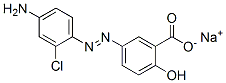 sodium 5-[(4-amino-2-chlorophenyl)azo]salicylate CAS#: 85720-89-4