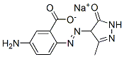 sodium 5-amino-2-[(4,5-dihydro-3-methyl-5-oxo-1H-pyrazol-4-yl)azo]benzoate CAS#: 85720-93-0