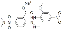 sodium 5-[(dimethylamino)sulphonyl]-2-[3-(2-methoxy-4-nitrophenyl)-1-methyltriazen-2-yl]benzoate CAS#: 85098-85-7