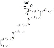 sodium 5-ethoxy-2-[[4-(phenylazo)phenyl]azo]benzenesulphonate CAS#: 83221-42-5