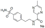 sodium 5-methyl-N-[2-(4-sulphamoylphenyl)ethyl]pyrazinecarboxamidate CAS#: 84522-34-9