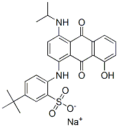 sodium 5-tert-butyl-2-[[9,10-dihydro-8-hydroxy-4-(isopropylamino)-9,10-dioxoanthryl]amino]benzenesulphonate CAS#: 83027-44-5