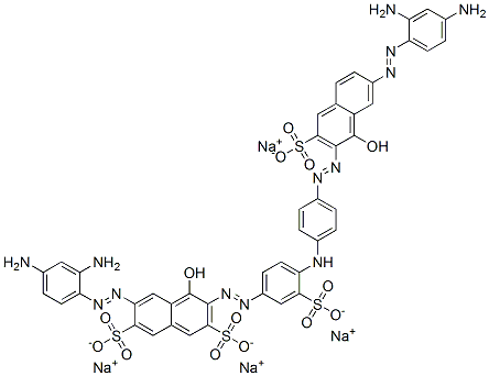 sodium 6-[(2,4-diaminophenyl)azo]-3-[[4-[[4-[[7-[(2,4-diaminophenyl)azo]-1-hydroxy-3-sulpho-2-naphthyl]azo]phenyl]amino]-3-sulphophenyl]azo]-4-hydroxynaphthalene-2,7-disulphonate CAS#: 83221-67-4