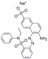 sodium 6-amino-5-[[2-[(ethylphenylamino)sulphonyl]phenyl]azo]naphthalene-2-sulphonate CAS#: 85455-39-6