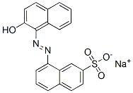 sodium 8-[(2-hydroxy-1-naphthyl)azo]naphthalene-2-sulphonate CAS#: 85136-41-0