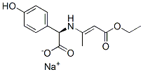 sodium (R)-[(3-ethoxy-1-methyl-3-oxoprop-1-enyl)amino](4-hydroxyphenyl)acetate CAS#: 83515-98-4