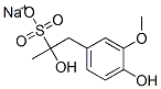 sodium alpha,4-dihydroxy-3-methoxy-alpha-methylbenzeneethanesulphonate CAS#: 83682-27-3