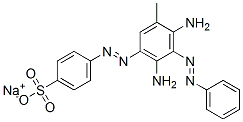 sodium p-[[4,6-diamino-5-(phenylazo)-m-tolyl]azo]benzenesulphonate CAS#: 83968-65-4