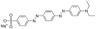 sodium p-[[p-[[p-(diethylamino)phenyl]azo]phenyl]azo]benzenesulphonate CAS#: 85851-55-4