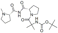 tert-butyl N-[2-methyl-1-[(2S)-2-[[(2S)-1-methylpyrrolidine-2-carbonyl ]carbamoyl]pyrrolidin-1-yl]-1-oxo-propan-2-yl]carbamate CAS#: 84902-97-6