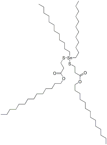 tetradecyl 5,5-didodecyl-9-oxo-10-oxa-4,6-dithia-5-stannatetracosanoate CAS#: 83898-50-4