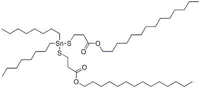 tetradecyl 5,5-dioctyl-9-oxo-10-oxa-4,6-dithia-5-stannatetracosanoate CAS#: 83898-53-7