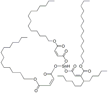 tetradecyl (Z,Z,Z)-6-[[1,4-dioxo-4-(tetradecyloxy)but-2-enyl]oxy]-6-dodecyl-4,8,11-trioxo-5,7,12-trioxa-6-stannahexacosa-2,9-dienoate CAS#: 84029-74-3