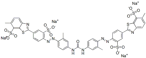 tetrasodium 2,2'-[carbonylbis[imino(2-methyl-p-phenylene)azo(3-sulphonato-p-phenylene)]]bis[6-methylbenzothiazole-7-sulphonate] CAS#: 85099-38-3