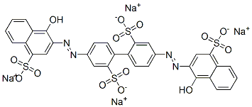 tetrasodium 4,4'-bis[(1-hydroxy-4-sulphonato-2-naphthyl)azo][1,1'-biphenyl]-2,2'-disulphonate CAS#: 84753-06-0