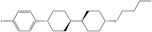 [trans(trans)]-1-Iodo-4-(4'-pentyl[1,1'-bicyclohexyl]-4-yl)benzene CAS#: 86761-25-3