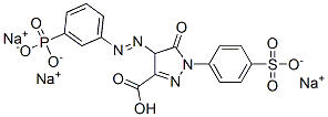 trisodium hydrogen 4,5-dihydro-5-oxo-4-[(3-phosphonatophenyl)azo]-1-(4-sulphonatophenyl)-1H-pyrazole-3-carboxylate CAS#: 84051-92-3