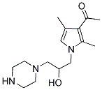 1-[1-(2-HYDROXY-3-PIPERAZIN-1-YL-PROPYL)-2,4-DIMETHYL-1H-PYRROL-3-YL]-ETHANONE CAS#: 883543-38-2