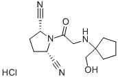 1-[[[(1-HYDROXYMETHYL)CYCLOPENTYL]AMINO]ACETYL]-2,5-CIS-PYRROLIDINEDICARBONITRILE HYDROCHLORIDE CAS#: 866396-34-1