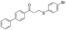 1-[1,1'-BIPHENYL]-4-YL-3-[(4-BROMOPHENYL)SULFANYL]-1-PROPANONE CAS#: 882749-10-2