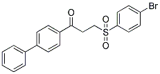 1-[1,1'-BIPHENYL]-4-YL-3-[(4-BROMOPHENYL)SULFONYL]-1-PROPANONE CAS#: 868256-22-8