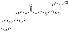 1-[1,1'-BIPHENYL]-4-YL-3-[(4-CHLOROPHENYL)SULFANYL]-1-PROPANONE CAS#: 882748-91-6