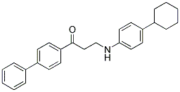 1-[1,1'-BIPHENYL]-4-YL-3-(4-CYCLOHEXYLANILINO)-1-PROPANONE CAS#: 882748-66-5