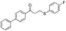 1-[1,1'-BIPHENYL]-4-YL-3-[(4-FLUOROPHENYL)SULFANYL]-1-PROPANONE CAS#: 882749-09-9
