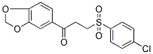 1-(1,3-BENZODIOXOL-5-YL)-3-[(4-CHLOROPHENYL)SULFONYL]-1-PROPANONE CAS#: 868256-03-5