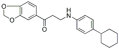 1-(1,3-BENZODIOXOL-5-YL)-3-(4-CYCLOHEXYLANILINO)-1-PROPANONE CAS#: 882748-71-2