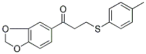 1-(1,3-BENZODIOXOL-5-YL)-3-[(4-METHYLPHENYL)SULFANYL]-1-PROPANONE CAS#: 882749-18-0