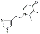 1-[2-(1H-IMIDAZOL-4-YL)ETHYL]-2,3-DIMETHYL-4(1H)-PYRIDINONE CAS#: 861210-41-5