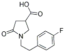 1-[2-(4-FLUORO-PHENYL)-ETHYL]-5-OXO-PYRROLIDINE-3-CARBOXYLIC ACID CAS#: 842971-84-0