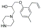1-(2-ALLYL-4-METHYL-PHENOXY)-3-PIPERAZIN-1-YL-PROPAN-2-OL CAS#: 883544-09-0