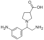 1-[2-AMINO-1-(3-AMINO-PHENYL)-ETHYL]-PYRROLIDINE-3-CARBOXYLIC ACID CAS#: 886363-95-7
