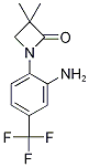 1-[2-Amino-4-(trifluoromethyl)phenyl]-3,3-dimethylazetidin-2-one CAS#: 861881-17-6
