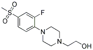 1-[2-FLUORO-4-(METHYLSULPHONYL)PHENYL]-4-(2-HYDROXYETHYL)PIPERAZINE CAS#: 887453-53-4