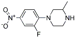 1-(2-FLUORO-4-NITROPHENYL)-3-METHYLPIPERAZINE CAS#: 837421-28-0