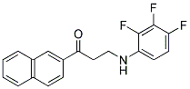 1-(2-NAPHTHYL)-3-(2,3,4-TRIFLUOROANILINO)-1-PROPANONE CAS#: 868255-61-2