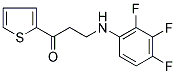 1-(2-THIENYL)-3-(2,3,4-TRIFLUOROANILINO)-1-PROPANONE CAS#: 868255-72-5