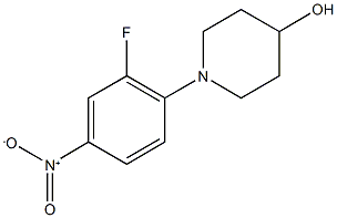1-(2-fluoro-4-nitrophenyl)piperidin-4-o CAS#: 873537-50-9