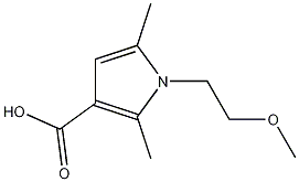 1-(2-methoxyethyl)-2,5-dimethyl-1H-pyrrole-3-carboxylic acid CAS#: 876294-73-4
