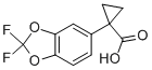 1-(2,2-Difluoro-benzo[1,3]dioxol-5-yl)-cyclopropanecarboxylicacid CAS#: 862574-88-7
