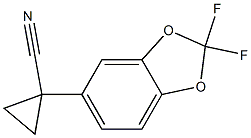 1-(2,2-difluorobenzo[d][1,3]dioxol-5-yl)cyclopropanecarbonitrile CAS#: 862574-87-6
