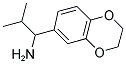 1-(2,3-DIHYDRO-1,4-BENZODIOXIN-6-YL)-2-METHYLPROPAN-1-AMINE CAS#: 855991-61-6
