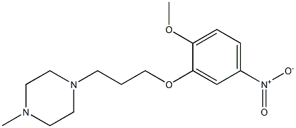 1-[3-(2-Methoxy-5-nitrophenoxy)propyl]-4-Methylpiperazine CAS#: 846023-54-9